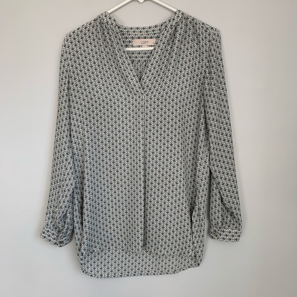 Patterned Loft Blouse - image 1